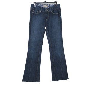 Paige Y2K Women's Mid-Rise Boot Cut Two Button Jeans Blue Size 29 B3-01